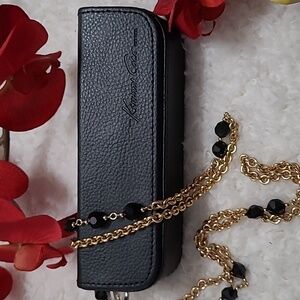 Kenneth Cole New York Magnetic Eyeglasses Sunglasses Hard Case Black pebbled